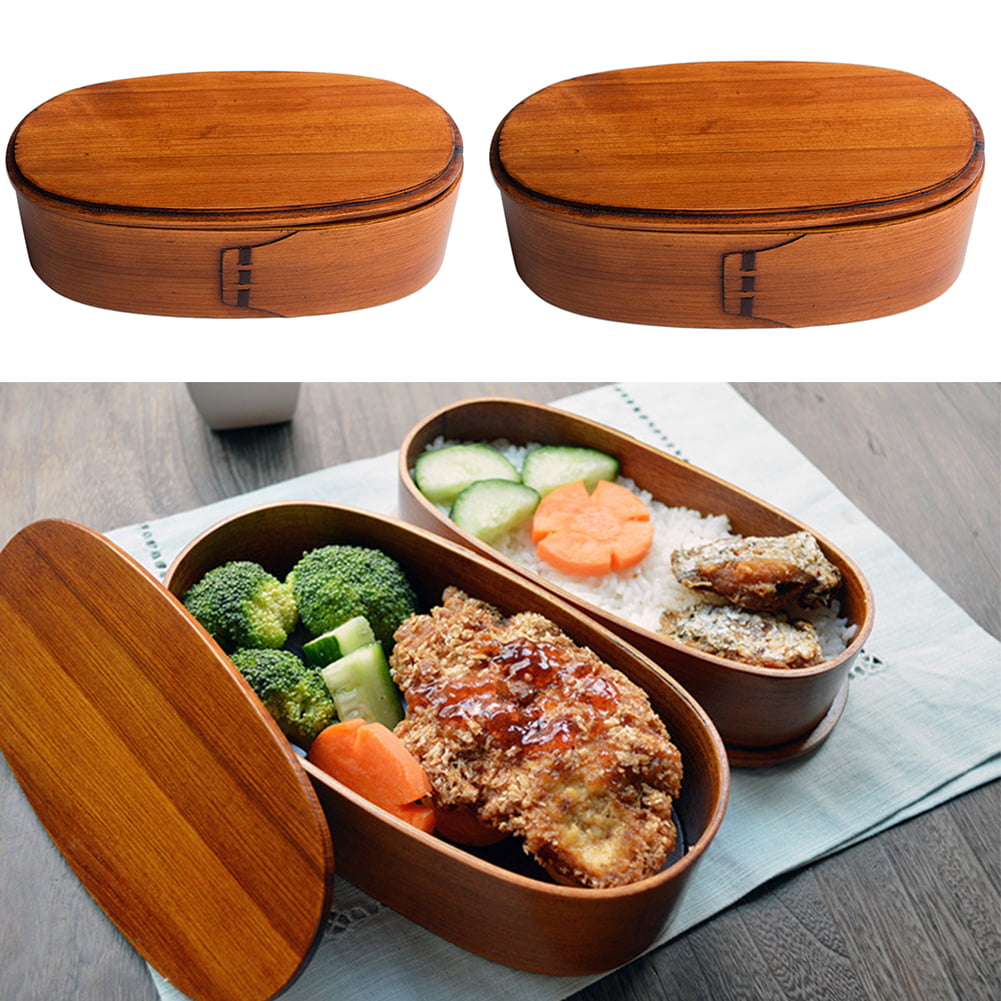 Title Japanese Modern/Traditional Compartmental 2-Tier Bento Lunch Box SetS-3992 