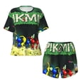 thumbnail image 4 of Lsque Pikmin Women's Short-Sleeved Pajama Set - 2 Piece Soft and Lightweight Sleepwear Set-Small, 4 of 9