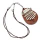 thumbnail image 1 of Yuarrent Nuevo llavero pareja regalo 8 llaves mini pulgar piano llavero hombres y mujeres portátil piano colgante Accesorios para instrumentos musicales Yuarrent OD1493-00B, 1 of 6