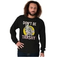 thumbnail image 5 of Woodsy Owl Don't Litter Retro Cartoon Long Sleeve TShirt Men Women Brisco Brands S, 5 of 6