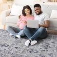 thumbnail image 4 of Polyester Rug | Stain Resistant & Kid-Pet Friendly | Dining Room, Eat-in Kitchen | Medium Pile, Cotton Backing, 4 of 4