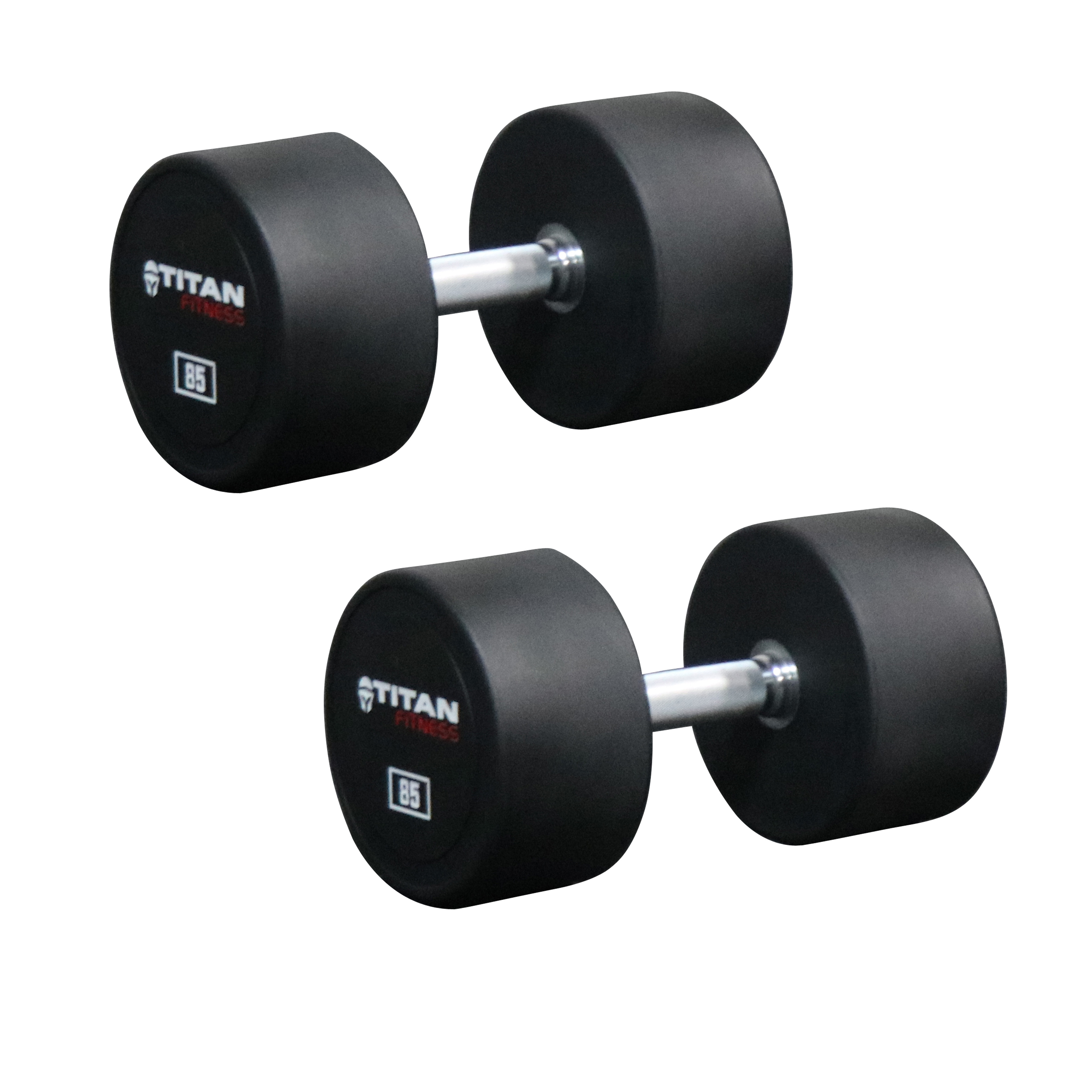Titan Urethane Dumbbells 85 LB Pair