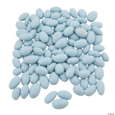 Jordan Almonds (1 pound bulk bag) Delicious Candy Nuts for Parties, Weddings and more (Light Blue)