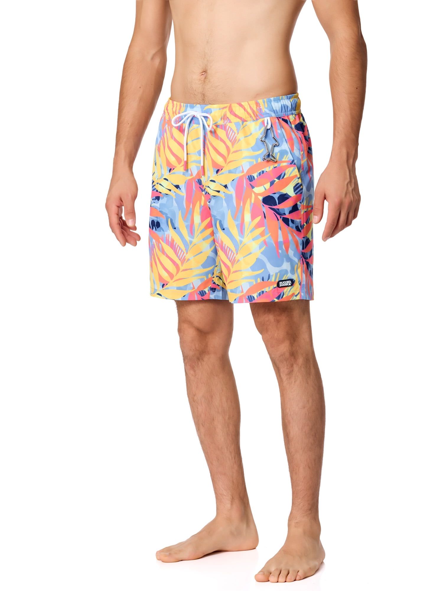 Rugged Shark Mens & Big Mens Swim Trunks, 7" Inseam, Sizes S-3XL