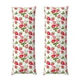 thumbnail image 2 of Bingfone Body Pillow Cover Long Pillow Case With Zipper Decorative Bedding Pillowcase 20"X54" Soft Cushion Pillow Case For Bedroom-Strawberry1, 2 of 8