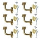thumbnail image 2 of 6 piezas de soporte de barandilla para escaleras, soportes para pasamanos, pasamanos para pasillos, exteriores e interiores, pasamanos versátiles para 6 cm x 6 cm, 2 of 8