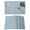 Blue, variant on White Placemats Set of 4, Cotton Linen Fabric Place Mats, Modern Simple White Backdrop Washable Decorative Table Mats Protector for Home Kitchen Dining Wedding Party Coffee Tables