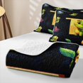 thumbnail image 4 of Homewish Dinosaur Twin Quilt Set for Boys Girls, Dino Letter T Twin Coverlet Set, 4 of 7