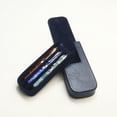 thumbnail image 4 of FL Leather 12 Fountain Pen/Pencil Tray Case Organizer, Fashion Design, Handmade, Magnetic Closure with Drawer, Christmas Gift for Man/Woman/Office, 12 Slots, 4 of 9