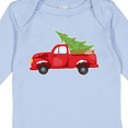 thumbnail image 4 of Inktastic Christmas Vintage Truck with Christmas Tree Boys or Girls Long Sleeve Baby Bodysuit, 4 of 5