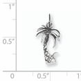 thumbnail image 2 of Beautiful Sterling Silver Antiqued Palm Tree Charm, 2 of 2