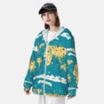 thumbnail image 3 of Disketp World Map With Landmarks for Men's Sun Protection Hoodie Performance Long Sleeve Fishing Outdoor Lightweight-Small, 3 of 7
