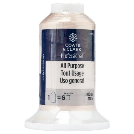 UPC: 0073650052651 | Coats & Clark&trade Professional All Purpose Natural Polyester Thread 3000 Yards 35 Weight