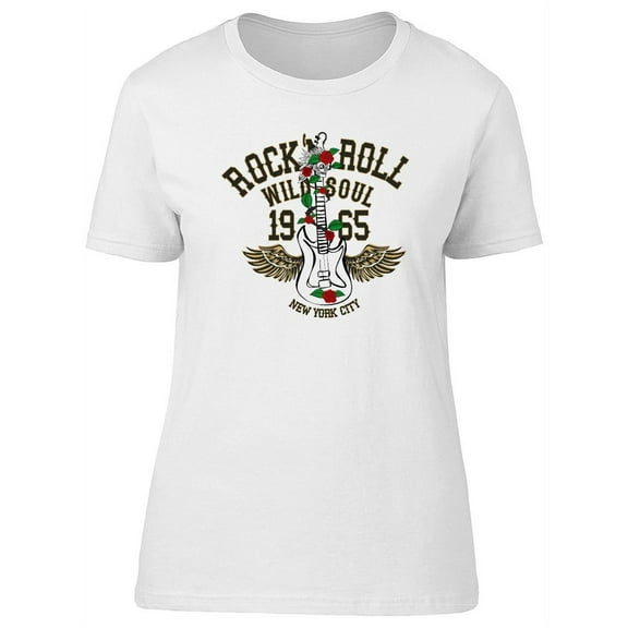 Rock N Roll Wild Soul 65 T-Shirt Women -Image by Shutterstock, Female Small
