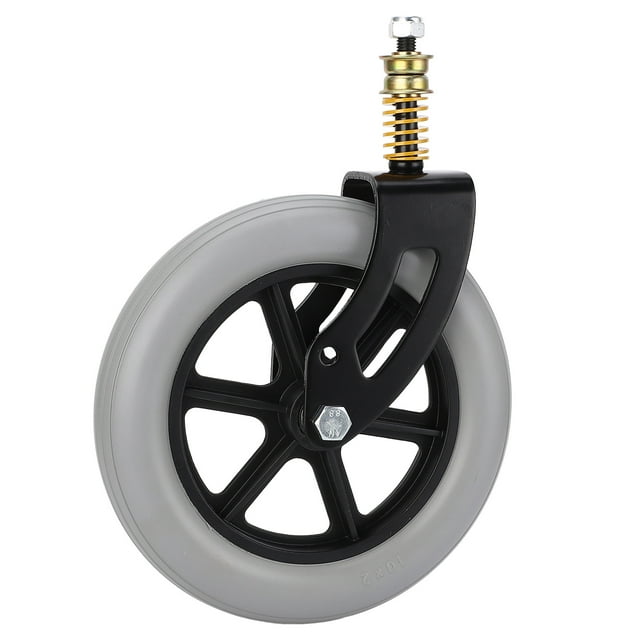 Rueda Delantera Para Silla De Ruedas, Antideslizante, Resistente Al Aceite, Conjunto De Ruedas Para Silla De Ruedas, Ahorro De Mano De Obra, Fuerte Rodamiento De Carga, Absorción