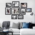 thumbnail image 2 of GOOHOCHY Hamitor 12pcs Acrylic Picture Frames Set Vintage Wall Gallery Kit with Hanging Hooks for 4" X 6", 5" X 7", 6", and 8" X 10" Photos in Black, 2 of 8