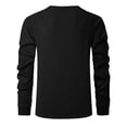 thumbnail image 3 of Playeras De Algodon Para Hombre, Camiseta Informal De Otoño A Cuadros, Camiseta De Manga Larga Con Solapa Y Botones, 3 of 6