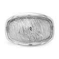 thumbnail image 5 of Sterling Silver Rhodium-plated Textured and Polished Ring QR6132, 5 of 5