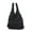 Black, variant on Black Large Capacity Pleated Magic Bag, Chiffon Fabric Expands For Storage, Portable Pouch For Toiletries Cosmetics Accessories