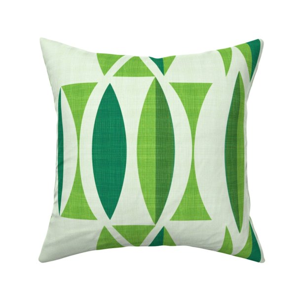 Herb Garden Sage Green Throw Pillow Cover w Optional Insert by Roostery