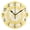 Black, variant on Round Clock Gold Clock 9.84*9.84 Inch Round Art Clock Decorative Clock Creative Clock Dual-Purpose Clock Wall Clock Clock Fashion Decoration Pretty Light Yellow Tie Dye