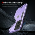 thumbnail image 4 of for Motorola Moto G Power 5G 2024 Case, 2 in 1 Hybrid Shockproof Hard PC Soft TPU Bumper Non-Slip Protective Girls Women Boy Men Phone Cases Cover for Motorola Moto G Power 5G 2024, Purple, 4 of 7