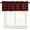 Latticehod2389, variant on Western Texas Star Window Curtain Valance for Living Room/Kitchen/Bathroom/Farmhouse, Retro Rustic Wooden Boards Short Rod Pocket Tier Curtain Window Treatment, 1 Panel 54x18