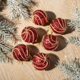 thumbnail image 2 of Bola de Navidad Decoración para árbol de Navidad Bola de Navidad con lentejuelas Colgante con forma de burbuja Adornos navideños Adornos colgantes con forma de bola de peluche, 2 of 5