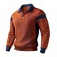 thumbnail image 2 of Ceisia Men Color Block Long Sleeve Zipper Casual Daily Outdoor Versatile Gift Fashion Athletic Top, 2 of 7