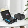 thumbnail image 2 of 2pcs/Lot Battery Protective Storage Box Case With TF Card Holder for GoPro Hero 11 10 9 8 7 6 5 DJI OSMO SJCAM SJ9 SJ8 2PCS Battery storage box, 2 of 6