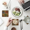 thumbnail image 1 of FMSHPON Ocean Sea Turtle Set of 6 Coaster for Drinks, Absorbent Ceramic Stone Coasters Cup Mat with Cork Base for Home Kitchen Room Coffee Table Bar Decor, 1 of 4