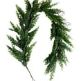 thumbnail image 1 of 4.9 FT Realistic Handmade Christmas Cedar Garland, Artificial Cypress Pine Needles Greenery Garland Ornaments for Mantel Table Stairs Fireplace Winter Holiday Christmas Decor Indoor Outdoor, 1 of 2
