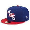 thumbnail image 3 of Men's New Era Blue Oklahoma City Dodgers Authentic Collection Alternate Logo 59FIFTY Fitted Hat, 3 of 6