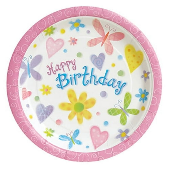 Butterfly Garden Small Paper Plates (8ct)