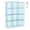 Blue, variant on Black 12-Cube Modular Metal Wire Storage Shelf Unit for Bedroom Office Closet