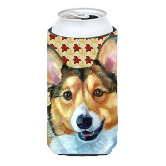Corgi Fall Leaves Tall Boy Hugger