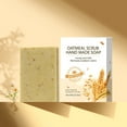 thumbnail image 6 of SDOHIG Bath Bar Soap, Oatmeal Scrub Handmade Soap with Honey and Milk, Natural Plant Essence Gently Exfoliates and Removes Stubborn Stains for Soft Skin, 6 of 8