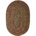 thumbnail image 1 of Rhody Rug Sophia Oval Braided Rug, Brown, 5 x 8 ft., 1 of 1