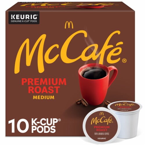 2X - McCafe Premium Roast Coffee K-Cup Pods-10 ct