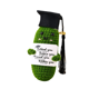 thumbnail image 1 of Graduation Gifts for Her 2025,Positive Duck Crochet Animals for Her Him Graduation Gifts 2025,Handmade Emotional Support Plush Pickle with Cap and Greeting Card, 1 of 5