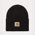 thumbnail image 3 of Warm and Cozy Unisex Knit Beanie with Solid Color and Skull Design - Perfect for Skiing, Autumn, and Winter, 3 of 5