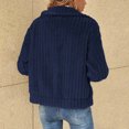 thumbnail image 3 of Womens Fleece Jacket Zipperr Long Sleeve Soft Warm Jackets Womens Fall Jackets Women's Winter Coats, 3 of 8