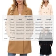 thumbnail image 2 of Guluxicc Womens Dressy Coats Double Button Lapel Collar Long Sleeve Coats with Side Pockets for Everyday Fall Winter, 2 of 5