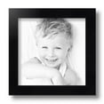 thumbnail image 2 of ArtToFrames 8" x 8" Satin Black Picture Frame, 8x8 inch Black Wood Poster Frame (WOM-1451), 4 Pack, 2 of 8
