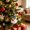 C, variant on PiGOGI Christmas Tree Ornaments Xmas Hanging Decorations Cute Mini Christmas Tree Decoration for Holiday Window Home Wreath Indoor Display