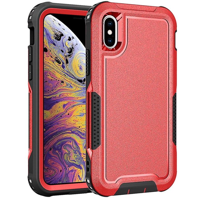 Estuche de carga inalámbrica para iPhone Xs Max, protección para la cámara, protección en las cuatro esquinas y protección para los botones.