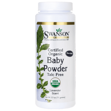 Swanson Certified Organic Baby Dusting Powder Talc-Free Tapioca and ...