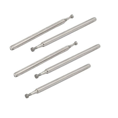 2 Mm Disks - 2mm Dia Head 600 Grit Diamond Coated Mandrel Mounted Points Grinding Bits 5pcs