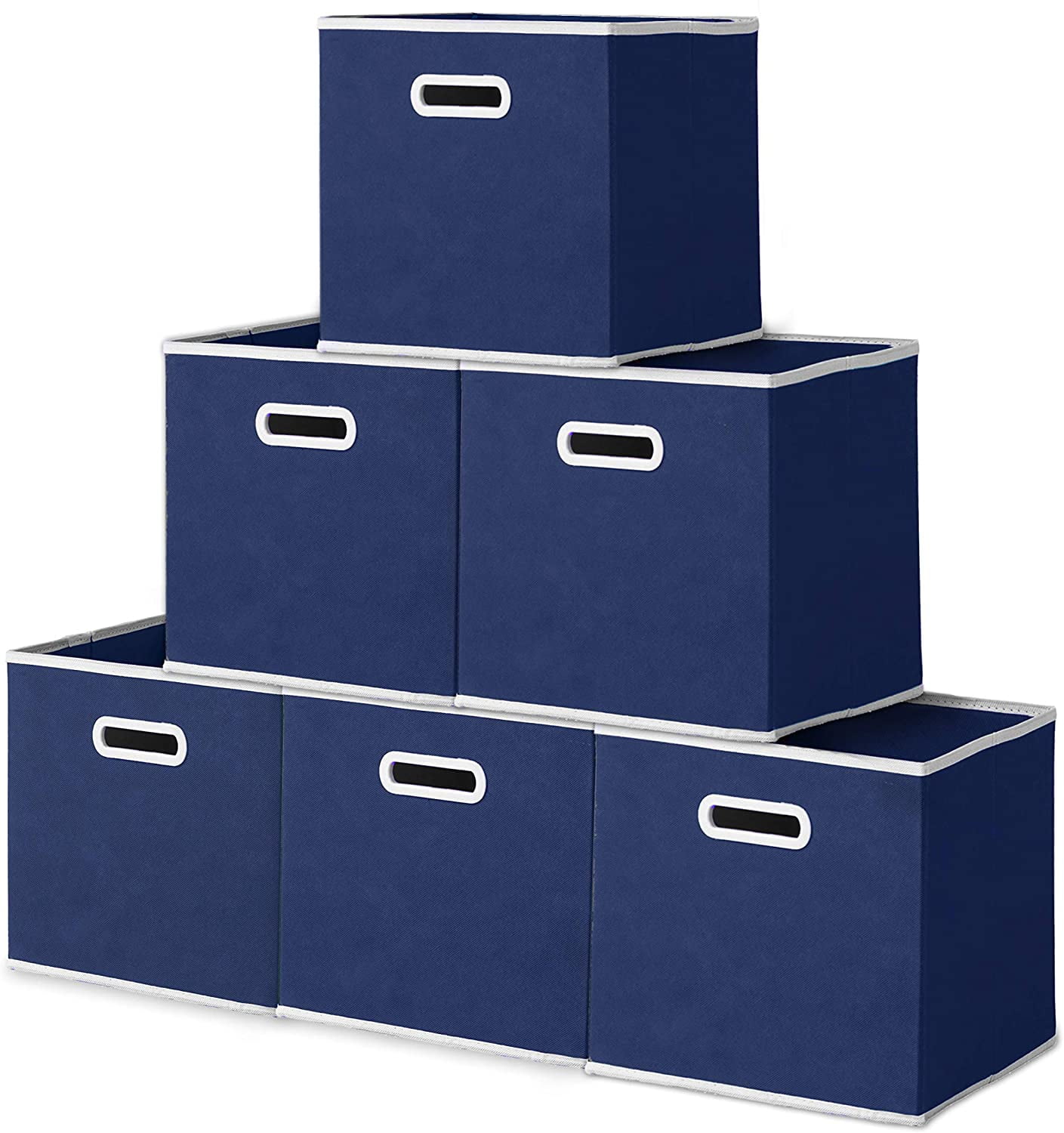 6 Pack, Royal Blue Details about   Sorbus Foldable Storage Cube Basket Bin 