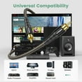 thumbnail image 7 of RAWAUX Digital Coaxial Audio Subwoofer RCA Cable for Amplifiers, Home Theater & Hi-Fi Systems (10ft/3m, Black), 7 of 7